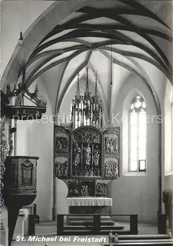 Freistadt Muehlviertel Kirche St Michael Altar / Freistadt /Muehlviertel