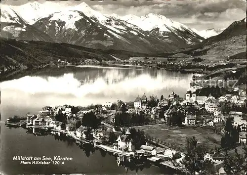 Millstatt Kaernten Totalansicht Kat. Millstatt Millstaetter See