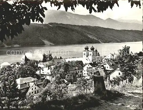 Millstatt Kaernten Teilansicht Kat. Millstatt Millstaetter See