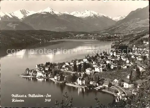 Millstatt Kaernten am Millstaetter See Panorama Kat. Millstatt Millstaetter See