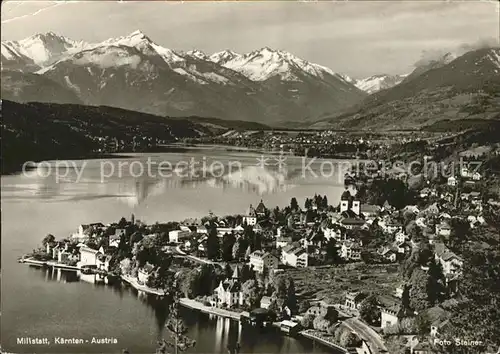 Millstatt Kaernten am Millstaetter See Panorama  Kat. Millstatt Millstaetter See