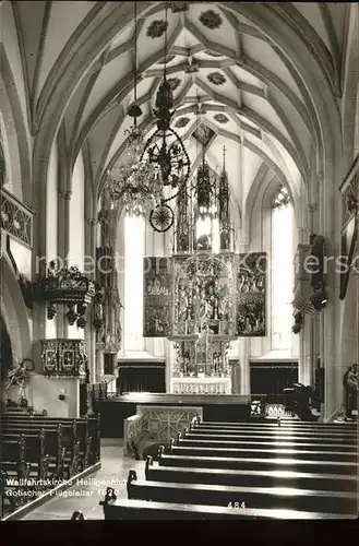 Heiligenblut Kaernten Wallfahrtskirche Got Fluegelaltar Kat. Heiligenblut