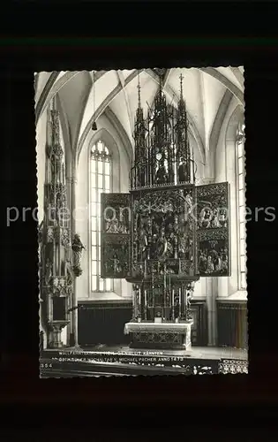Heiligenblut Kaernten Wallfahrtskirche Got Fluegelaltar Kat. Heiligenblut