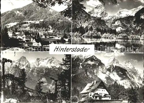 Hinterstoder Teilansichten Seilbahn Kat. Hinterstoder