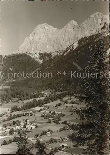 Ramsau Dachstein Steiermark Teilansicht Kat. Ramsau am Dachstein