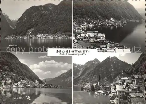 Hallstatt Salzkammergut am Hallstaetter See Teilansichten Kat. Hallstatt