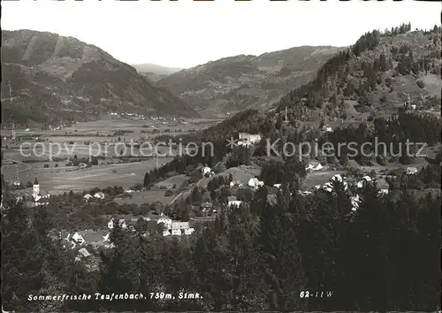 Teufenbach Panorama Kat. Teufenbach