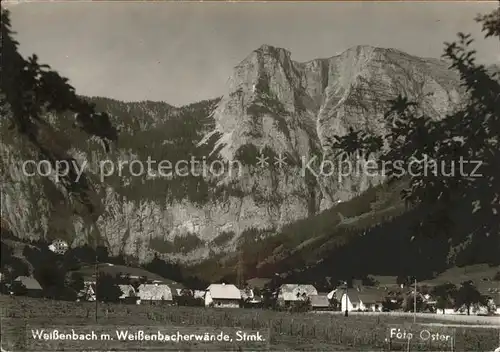 Weissenbach Liezen mit Weissenbacherwaende Kat. Weissenbach bei Liezen