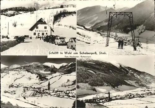 Wald Schoberpass Schilift Teilansicht Kat. Wald am Schoberpass