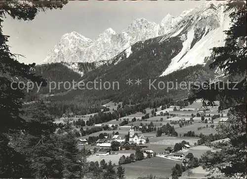 Ramsau Dachstein Steiermark Teilansicht Kat. Ramsau am Dachstein