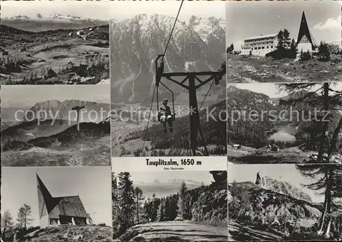 Tauplitzalm Teilansichten Sessellift Kapelle Kat. Tauplitz Steirisches Salzkammergut