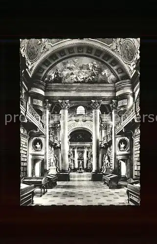 Wien oesterr Nationalbibliothek Prunksaal Kat. Wien