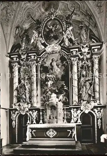Dienten Hochkoenig Kirche Michaelbeuern Hochaltar von 1691 Kat. Dienten am Hochkoenig