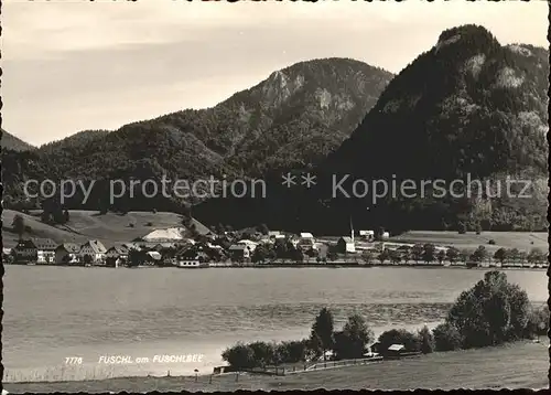 Fuschl See Salzkammergut am Fuschlsee Kat. Fuschl am See