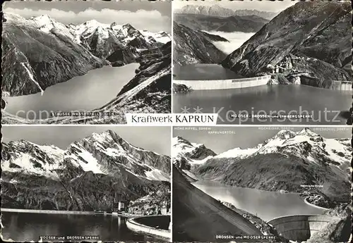 Kaprun Stausee Wasserfall Mooser Drossen Limbergsperre Kat. Kaprun