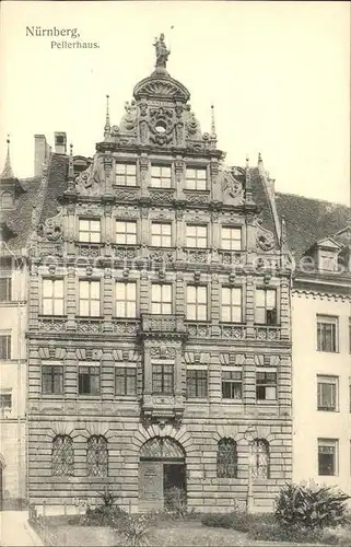 Nuernberg Pellerhaus Renaissance Buergerhaus historisches Gebaeude Kat. Nuernberg