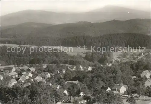 Lueckendorf Panorama Luftkurort Zittauer Gebirge Kat. Kurort Oybin