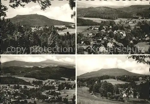 Lueckendorf Panorama Luftkurort Zittauer Gebirge Kat. Kurort Oybin