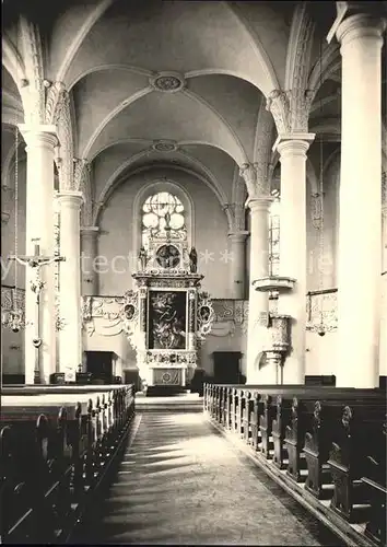 Marienberg Erzgebirge Sankt Marienkirche Inneres Kat. Marienberg