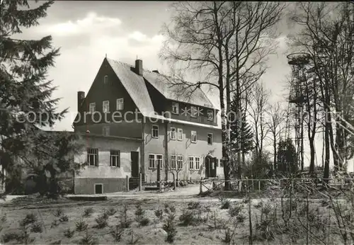 Marienberg Erzgebirge Berggasthaus Drei Brueder Hoehe Kat. Marienberg