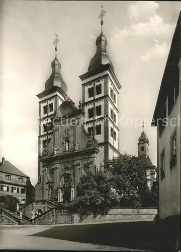 Amorbach Kirche ehemalige Benediktinerabtei Kat. Amorbach