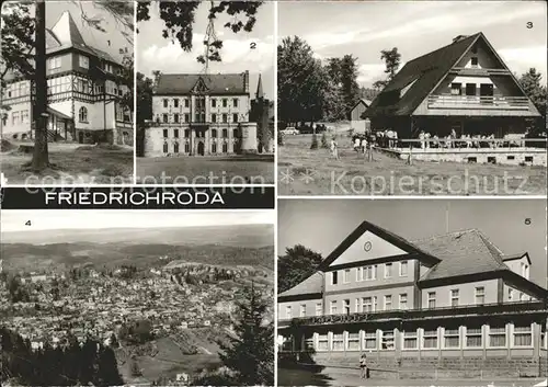 Friedrichroda FDGB Erholungsheim Spiessberghaus Schloss Reinhardsbrunn Gaststaette Heuberghaus Koernberg Parkhotel Kat. Friedrichroda