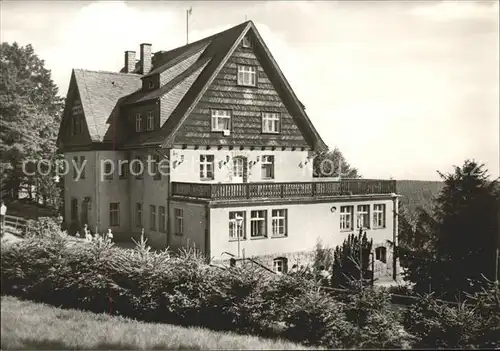 Baerenburg Sachsen FDGB Erholungsheim Arno Lade / Altenberg /Saechsische Schweiz-Osterzgebirge LKR