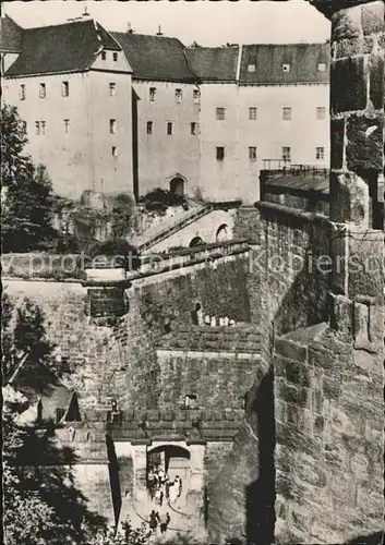 Koenigstein Saechsische Schweiz Festung Kat. Koenigstein Saechsische Schweiz