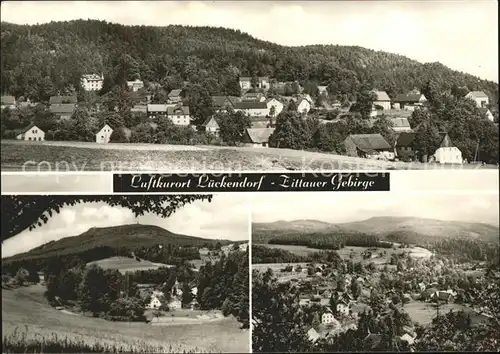 Lueckendorf Teilansichten Luftkurort Zittauer Gebirge Kat. Kurort Oybin