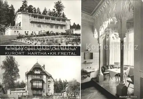 Hartha Tharandt Reichsbahn Genesungsheim Otto Rehschuh Maurisches Zimmer Kat. Tharandt