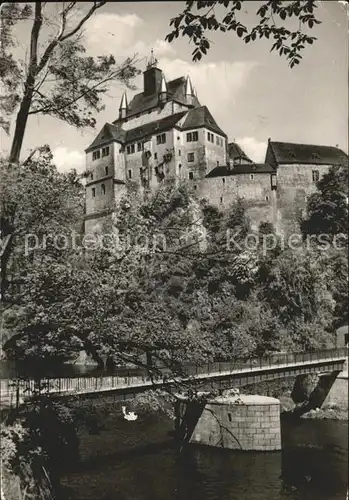 Kriebstein Zschopau Bruecke Burg Kat. Kriebstein