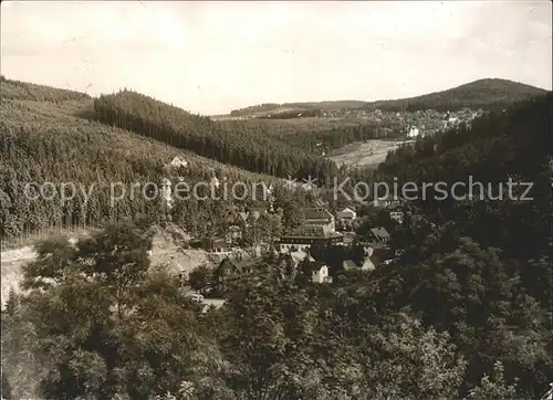 Kipsdorf Gesamtansicht Kurort Erzgebirge Kat. Altenberg