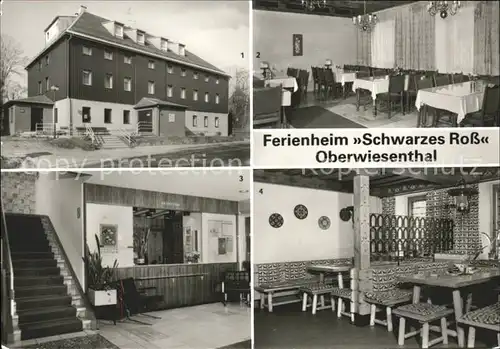 Oberwiesenthal Erzgebirge Ferienheim Schwarzes Ross der Handwerkskammer Bezirk Karl Marx Stadt Kat. Oberwiesenthal