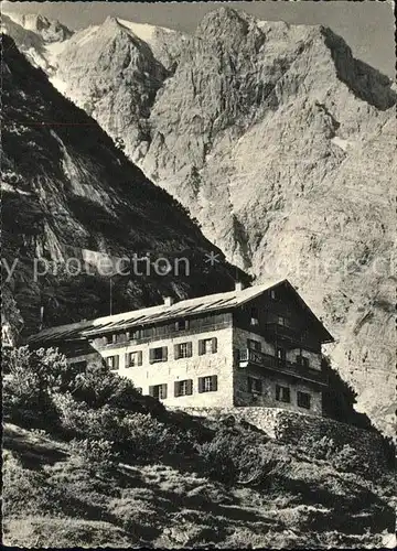 Karwendel Karwendelhaus Alpenverein Schutzhuette Kat. Schwaz