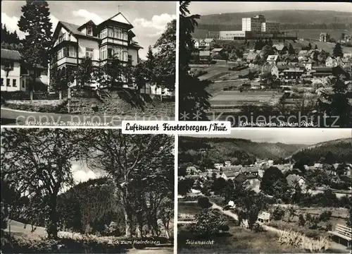 Finsterbergen Teilansicht Kurheim Neubauer Erholungsheim Wilhelm Pieck Hainfelsen Kat. Finsterbergen Thueringer Wald