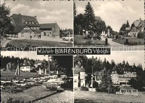 Baerenburg Sachsen Teilansichten Kurort Gaststaette Gartenterrasse / Altenberg /Saechsische Schweiz-Osterzgebirge LKR