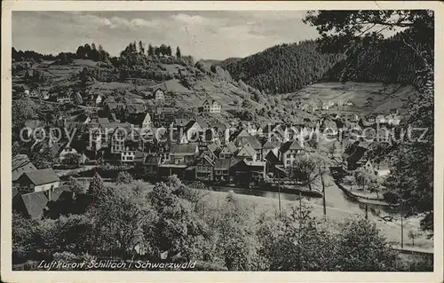 Schiltach Teilansicht Luftkurort