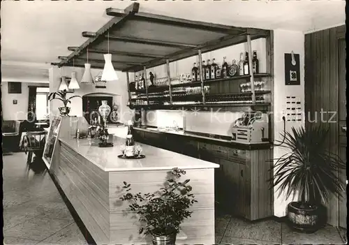 Weissenbach Lech Gasthof Pension Goldenes Lamm Theke Kat. Weissenbach am Lech