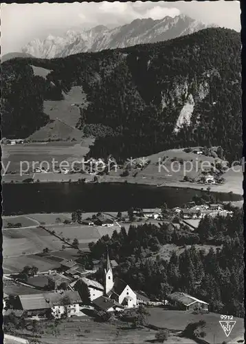 Thiersee Panorama mit Kaisergebirge Kat. Thiersee