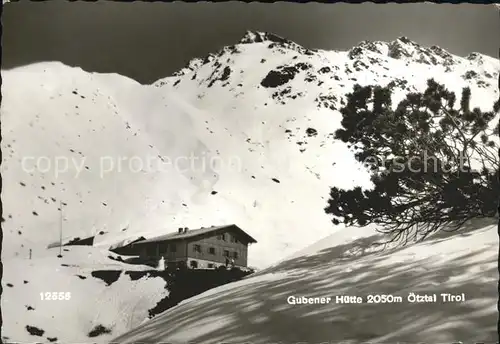 Gubenerhuette Berghuette im oetztal Kat. Oetz