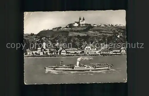 Maria Taferl Wallfahrtskirche mit Marbach Donaudampfer Kat. Maria Taferl