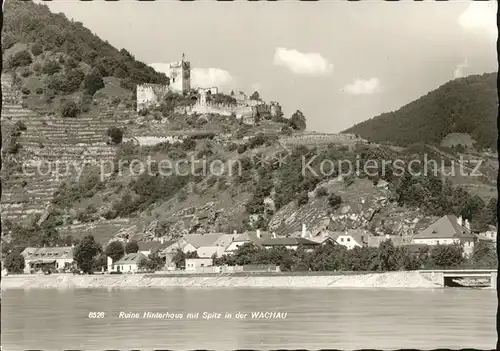 Spitz Donau Ruine Hinterhaus / Spitz Wachau Donau /Waldviertel