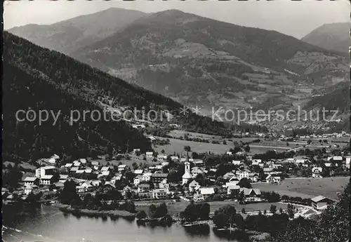 Feld See Panorama Sommerfrische Kat. Feld am See