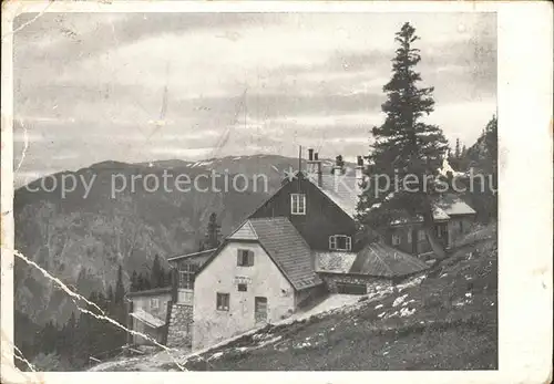 Reichenau Rax Baumgartnerhaus Schneeberg Raxalpe Kat. Reichenau an der Rax