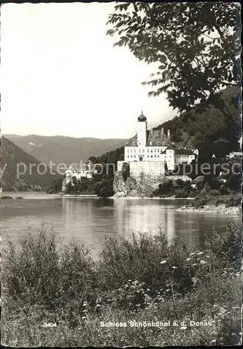 Schoenbuehel Aggsbach Schloss am Donauufer Wachau Kat. Schoenbuehel Aggsbach