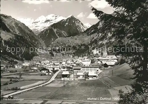 Matrei Osttirol Gesamtansicht mit Alpen Kat. Matrei in Osttirol