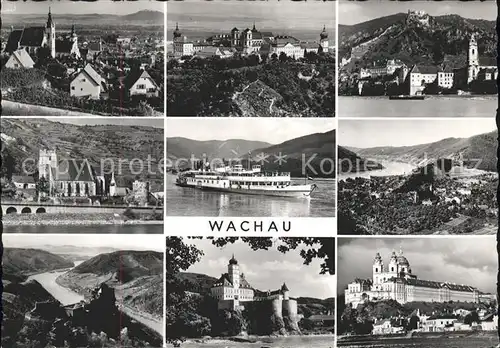 Weissenkirchen in der Wachau und Umgebung Sehenswuerdigkeiten Donau Dampfschiffahrts Gesellschaft Kat. Weissenkirchen in der Wachau