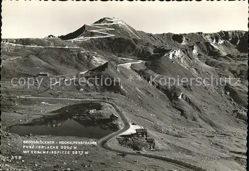 Heiligenblut Kaernten Grossglockner Hochalpenstrasse Fuscherlacke mit Edelweisspitze Gebirgspass Kat. Heiligenblut