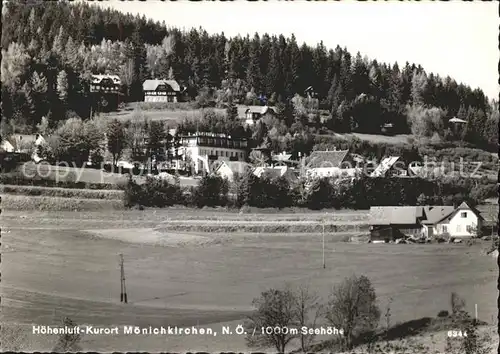 Moenichkirchen Teilansicht Hoehenluftkurort Alpenhotel Kat. Moenichkirchen am Wechsel