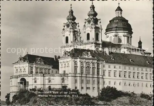 Melk Donau Benediktinerstift Barock Kat. Melk